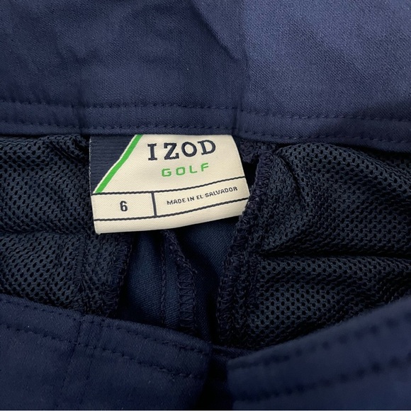 Izod Golf Blue UPF 15 Pedal Pusher Capri - Picture 8 of 13